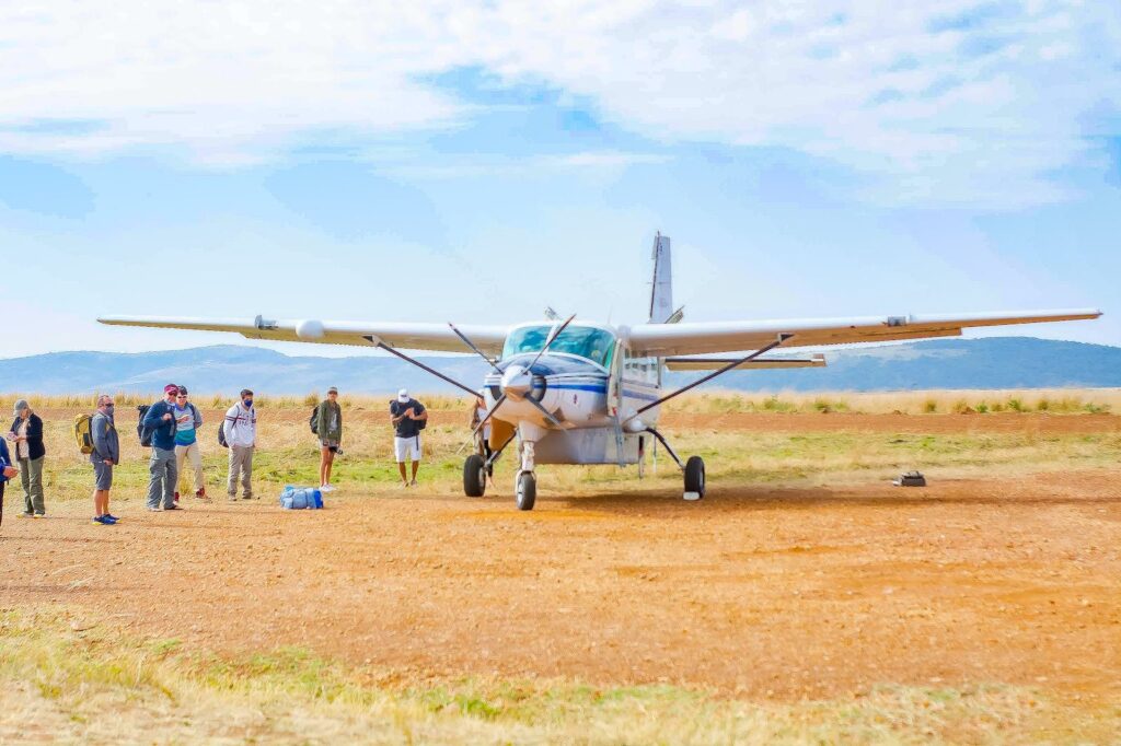 Flying to the Mara